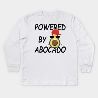 Avocado - Powered by avocado Kids Long Sleeve T-Shirt